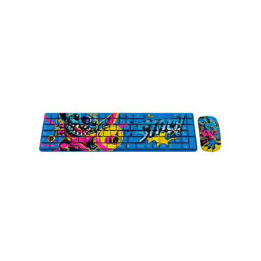 [FX123648] TECLADO+MOUSE WIR XTECH XTK-D312ST STITCH NUM/ESP/AZUL