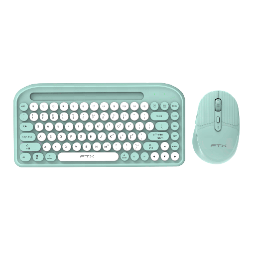 [FX106108] TECLADO+MOUSE WIR/BT FTXGK01 POR/POP/VERD 106104