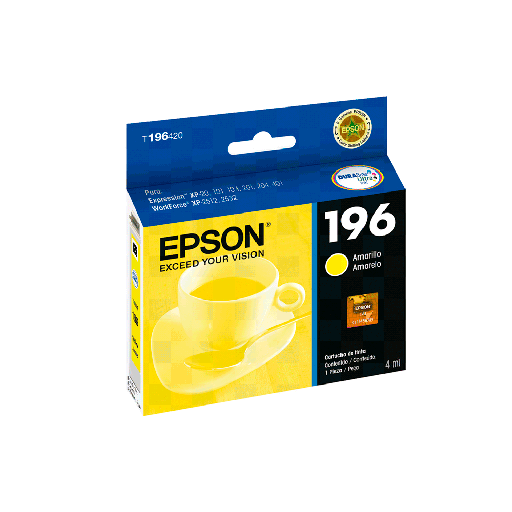 [FX102339] TINTA EPSON EXPRESSION T196420-AL AMARILLO P/XP-20-10X-20X-401/WF25XX