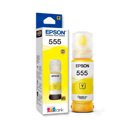[FX85700] TINTA EPSON T555 420 AMARILLO L81XX T555420-AL 70ML