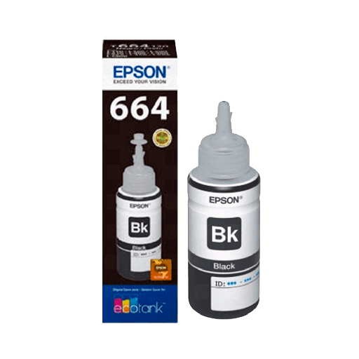 [FX1267] TINTA EPSON T664 120 NEGRO L1XX/L2XX/L3XX/L5XX  T664120-AL 70 ML