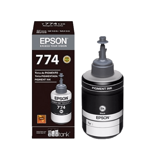 [FX5791] TINTA EPSON T774 120 NEGRO M100/M105/M200/M205 T774120-AL 140ML