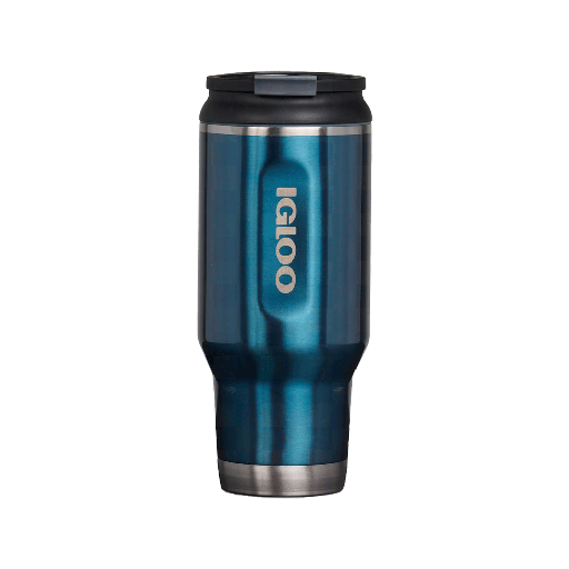 [FX101189] VASO TERM IGLOO  950ML SSTL TMBLR AZUL MODERNO 4P  71079