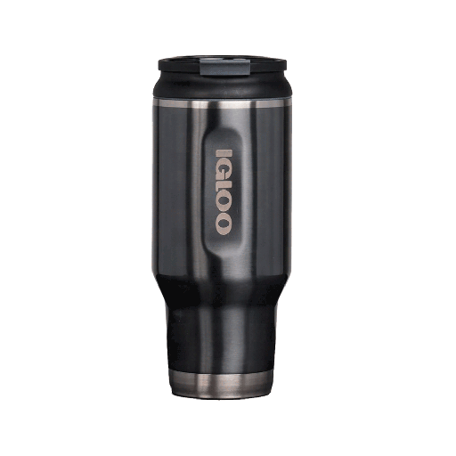 [FX105002] VASO TERM IGLOO  950ML SSTL TMBLR NEGRO 4P  71078