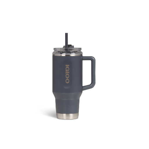 [FX108096] VASO TERM IGLOO  950ML SSTL TRVL MUG C/PAJITA CARBONITE 4P 71222