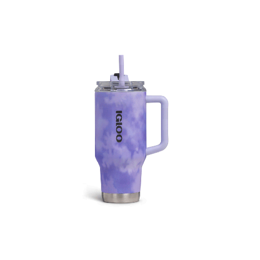 [FX108065] VASO TERM IGLOO  950ML SSTL TRVL MUG ICE DYE C/PAJITA LILA 4P 71310