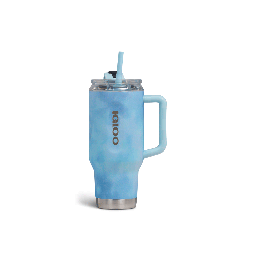 [FX108089] VASO TERM IGLOO  950ML SSTL TRVL MUG ICE DYE C/PAJITA AZUL 4P 71309