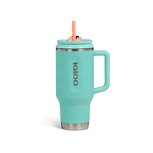 [FX126052] VASO TERM IGLOO  950ML SSTL TRVL MUG ICE DYE C/PAJ VERDE MEN 71404