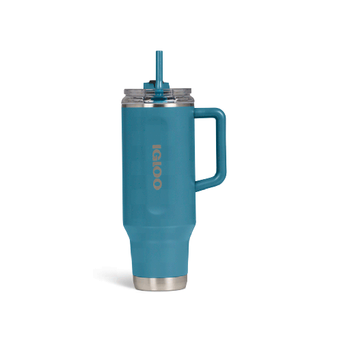 [FX108140] VASO TERM IGLOO 1.2L SSTL TRVL MUG C/PAJITA AZUL MODERNO 4P 71228
